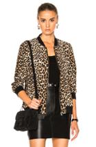 Equipment Abbot Bomber In Brown,animal Print