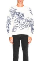 Moncler Crewneck Sweatshirt In White,floral