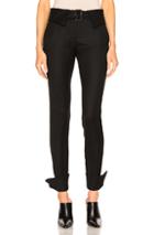 Monse Stretch Tuxedo Wool Pant In Black