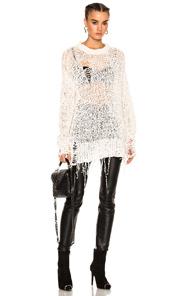 R13 White Out Sweater In Neutrals