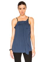 3.1 Phillip Lim Picot Edge Top In Blue