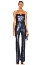 Saloni Aurelie Jumpsuit In Blue
