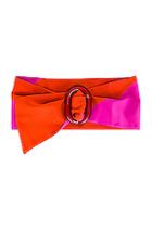 Silvia Tcherassi Ferdi Belt In Orange,pink