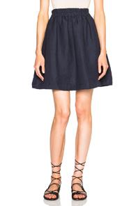 Apiece Apart Anasazi Short Skirt In Blue