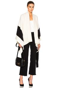 Rag & Bone Britton Cape In Neutrals,geometric Print