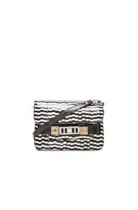 Proenza Schouler Mini Ps11 Printed Ayers & Elaphe In Animal Print,black,white,checkered & Plaid,abstrac