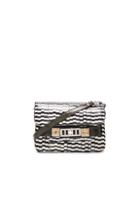 Proenza Schouler Mini Ps11 Printed Ayers & Elaphe In Animal Print,black,white,checkered & Plaid,abstrac