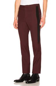 Givenchy Side Band Trousers In Red