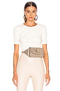 John Elliott Fawn Rib Cropped Tee In Neutral