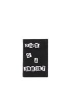 Valentino Printed Cardholder In Black