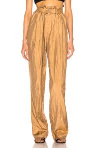 Lemaire Pleated Pant In Neutral