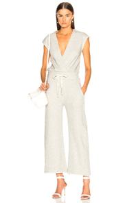 Amo Farrah Jumpsuit In Gray