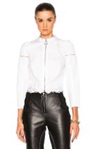 3.1 Phillip Lim Poplin Victoriana Shirt Jacket In White