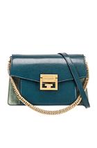 Givenchy Small Leather Gv3 In Blue,green