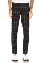 Thom Browne Windowpane Trousers In Blue,checkered & Plaid