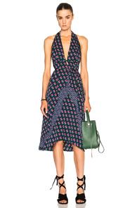 Diane Von Furstenberg Layland Dress In Blue,floral