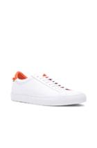 Givenchy Knots Low Sneakers In White,orange