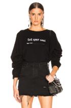 R13 Sell Your Soul Sweatshirt In Black