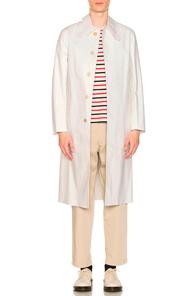 Maison Margiela X Mackintosh Coat In White