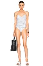 Bower Hutton One Piece Swimsuit In Stripes,white