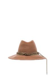 Maison Michel Kate Double Chain Hat In Neutrals