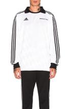 Gosha Rubchinskiy X Adidas Long Sleeve Jersey In Black,white