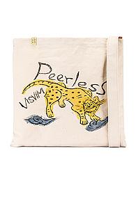 Visvim Peerless Tiger Canvas Bag In Neutral