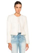 Derek Lam 10 Crosby Fringe Jacket In White