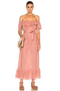 Marysia Swim Off Shoulder Dress In Pink