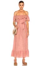 Marysia Swim Off Shoulder Dress In Pink