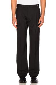Lanvin One Pleat Pant In Black