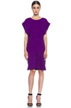 Stella Mccartney Aubrey Viscose-blend Dress In Purple