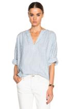 The Great Easy Tunic Top In Stripes,blue