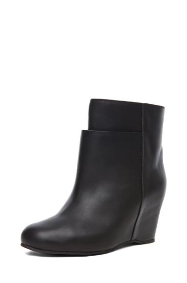 Mm6 By Maison Martin Margiela Wedge Bootie In Black