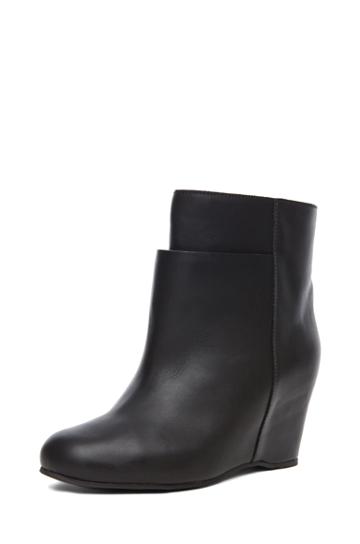 Mm6 By Maison Martin Margiela Wedge Bootie In Black