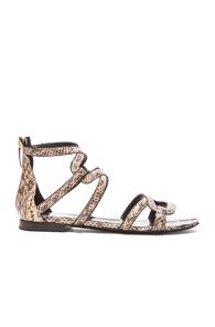 Pierre Hardy Kaliste Sandal In Neutrals,black,animal Print