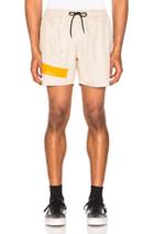 Raf Simons Taped Short Shorts In Neutrals