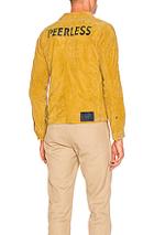 Visvim Peerless Suede Jacket In Yellow