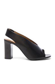 Acne Studios Leather Abbie Heels In Black