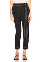 Juan Carlos Obando Summer Tonka Trouser Pants In Black