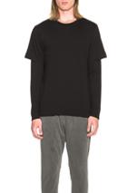 Nsf Billy Long Sleeve Tee In Black