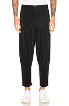 Issey Miyake Homme Plisse Basic Long Pants In Black