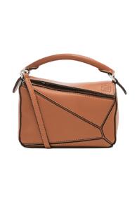 Loewe Puzzle Mini Bag In Neutral