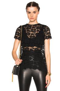 Theperfext Lela Lace Top In Black
