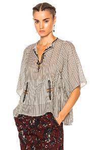 Isabel Marant Etoile Joy Striped Shirt In Stripes