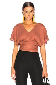 Jacquemus Dalil Top In Brown,neutral