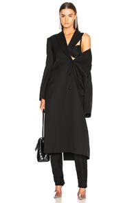 Helmut Lang X Shayne Oliver Half Bra Coat In Black