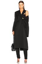 Helmut Lang X Shayne Oliver Half Bra Coat In Black