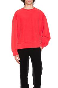 Yeezy Season 3 Crewneck Sweatshirt In Red