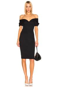 Haider Ackermann Short Drape Dress In Black